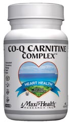 Maxi Health Kosher Co Q Carnitine Complex (Coenzyme Q-10 & Carnitine)  60 Vegicaps